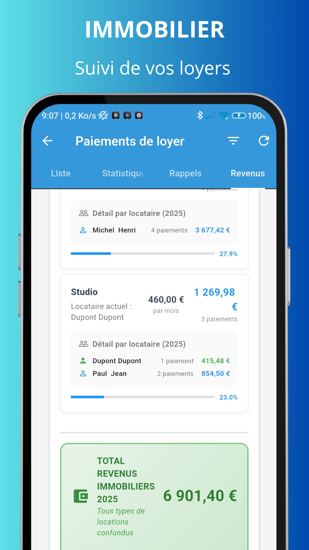 Détail bien immobilier