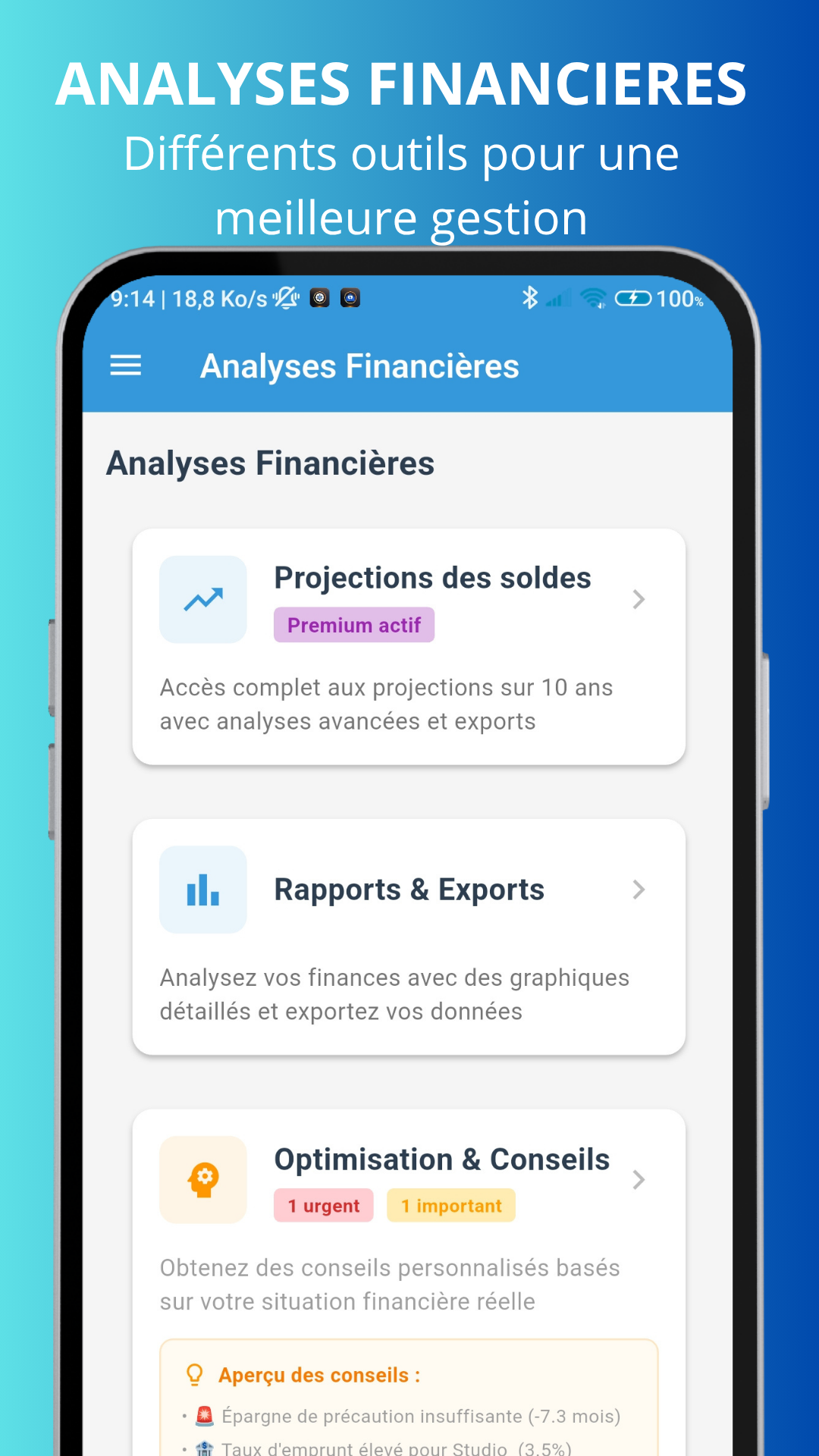 Analyses et rapports